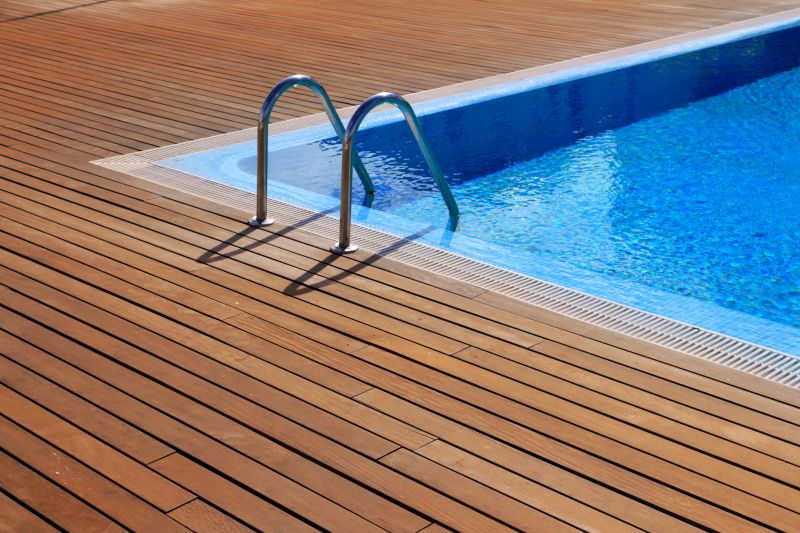 Damaged Wooden Pool Deck